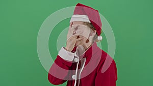 Woman Santa Claus Slapping His Forehead