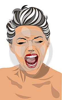 Woman Screaming