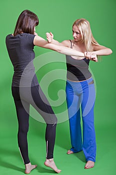 Woman self defence photo