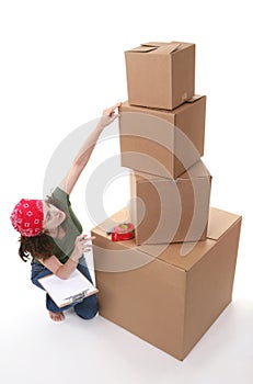 Woman Shipping