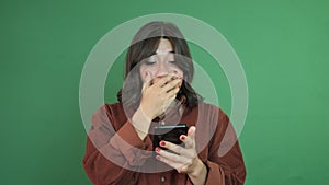 Woman Shocked On Phone