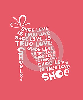 Woman shoe from quotes