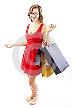 Woman on shoping