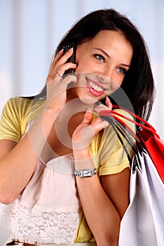 Woman shopping