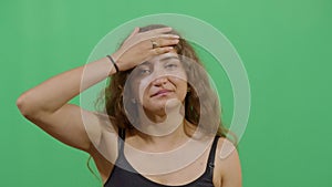 Woman Slapping His Forehead