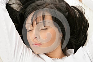 Woman sleeping