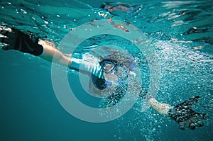 Woman Snorkeling