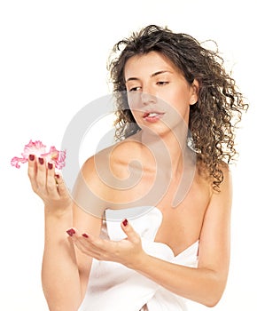 Woman at spa