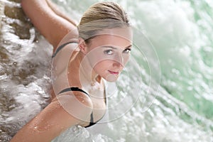 Woman in spa