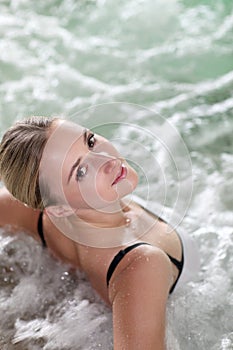 Woman in spa