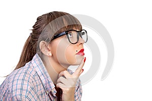 Woman in spectacles photo