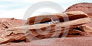 Facing the pressures of life.