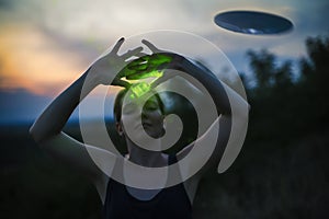 Woman Summons a UFO