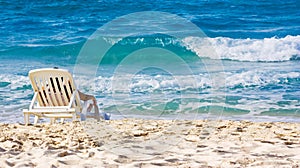 Woman sunbathing