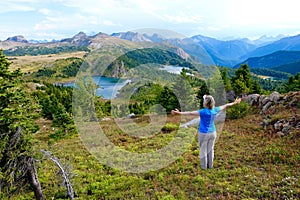 Woman in Sunshine Meadows.