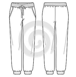 woman sweatpants with side pockets