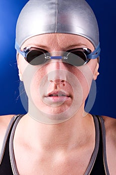 Woman swimmer