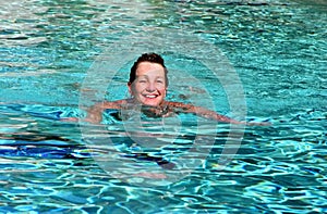 Woman swimming