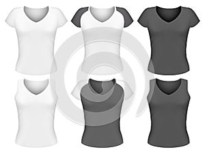 Woman t-shirt design template.