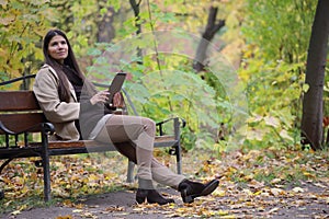 Woman with tablet