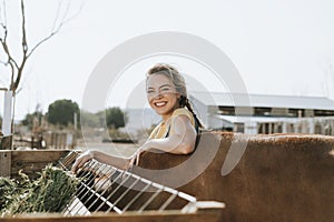 Woman taking care of animals, The Sanctuary at Soledad photo