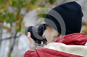 Woman Taking Picture