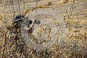 A woman taking pictures