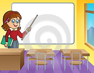 Woman teacher theme image 4