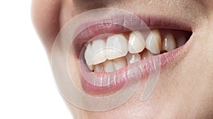 Woman teeth smiling mouth