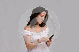Woman texting