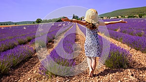 Woman tourist in France