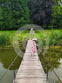 woman traveler enjoying of relaxing with lake view