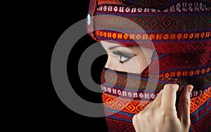 Woman in turban