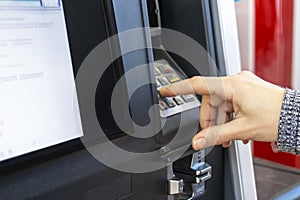 woman using a paid keyboard