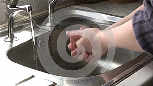 Woman Washing Her Hands