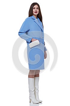 Woman wear business style clothing for office casual meeting