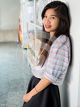 Woman working in archives