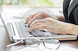 Woman working in office