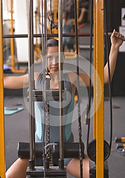 Woman working out