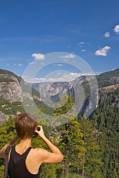 Woman At Yosemite