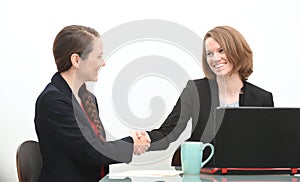 Women in business meeting or job interview