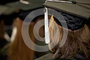 Women at a Commencement Ceremony photo