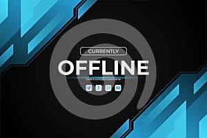 Currently offline twitch banner background