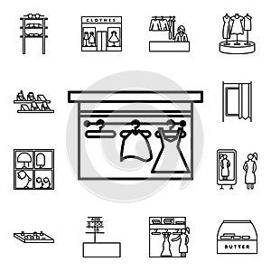 Women department store icon. Detailed set of mall shopping center icons. Premium quality graphic design. One of the collection