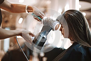 Women discussing beauty products in salon