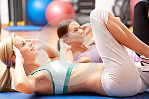 Women Doing Stretching Exercises