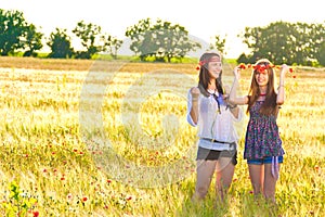 Women on field