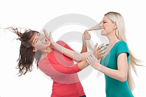 Women fighting.