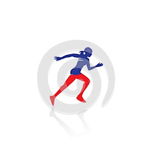 Women Fitness Runner Club logo design