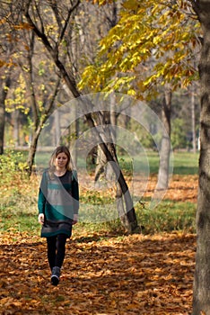 Women in forest